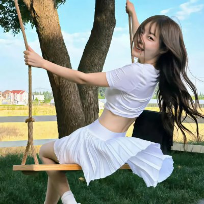 公园里的女孩
